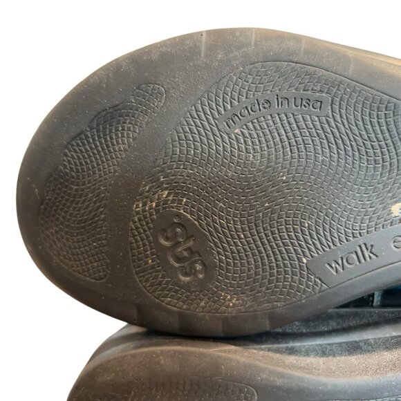 SAS Walk Easy Black Leather Lace Up Casual Loafer Oxford Shoes Womens Sz 7.5 WW - Picture 12 of 15